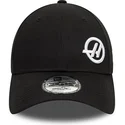 sort-krum-snapback-9forty-kasket-fra-haas-f1-team-formula-1-af-new-era