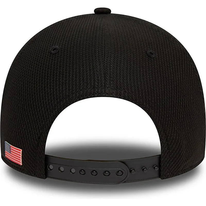 sort-buet-snapback-kasket-9forty-side-patch-fra-haas-f1-team-formula-1-fra-new-era