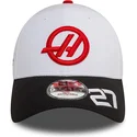 hvid-og-sort-buet-kasket-snapback-nico-hulkenberg-9forty-fra-haas-f1-team-formula-1-fra-new-era