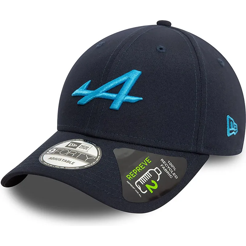 kasketter-buet-marinebla-snapback-9forty-essential-repreve-fra-alpine-f1-team-formula-1-af-new-era