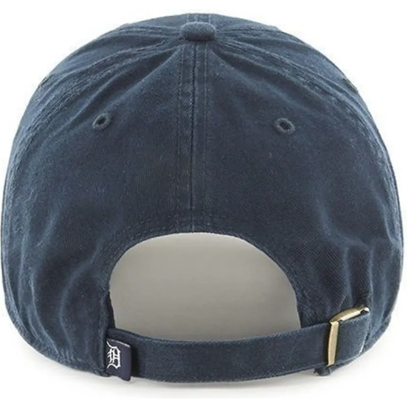 kasketter-buet-marinebla-justerbar-rem-fra-detroit-tigers-mlb-af-47-brand