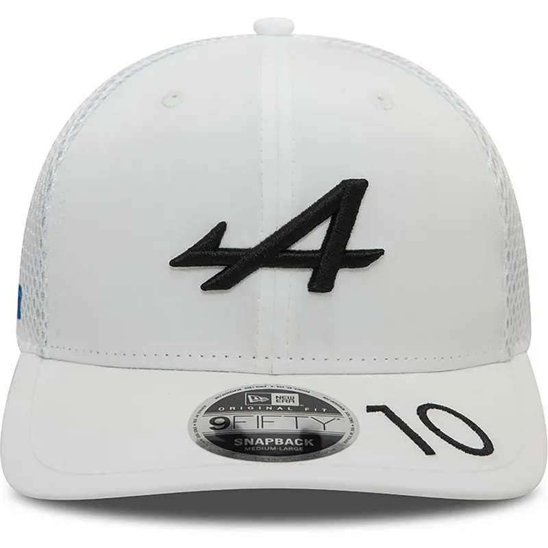 hvid-trucker-kasket-pierre-gasly-9fifty-original-fit-fra-alpine-f1-team-formula-1-fra-new-era