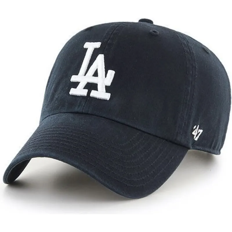 sort-buet-kasket-fra-los-angeles-dodgers-mlb-clean-up-fra-47-brand
