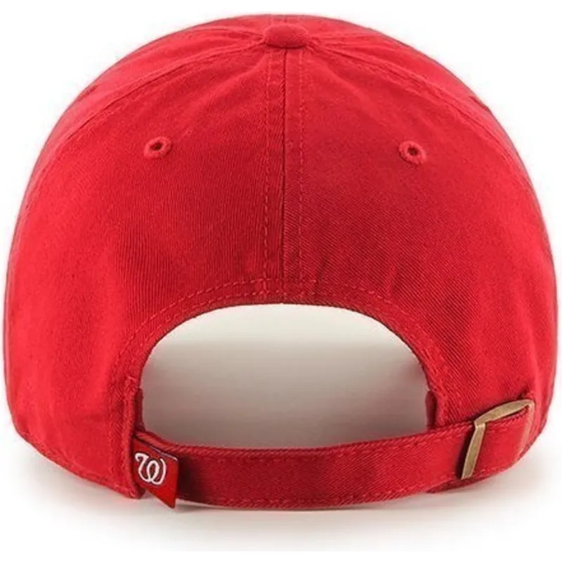 kasketter-buet-rod-justerbar-rem-fra-washington-nationals-mlb-af-47-brand