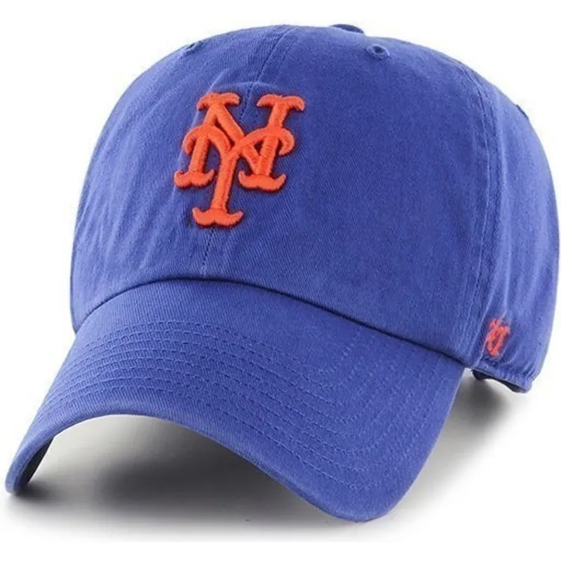 kasketter-buet-bla-justerbar-rem-fra-new-york-mets-mlb-af-47-brand