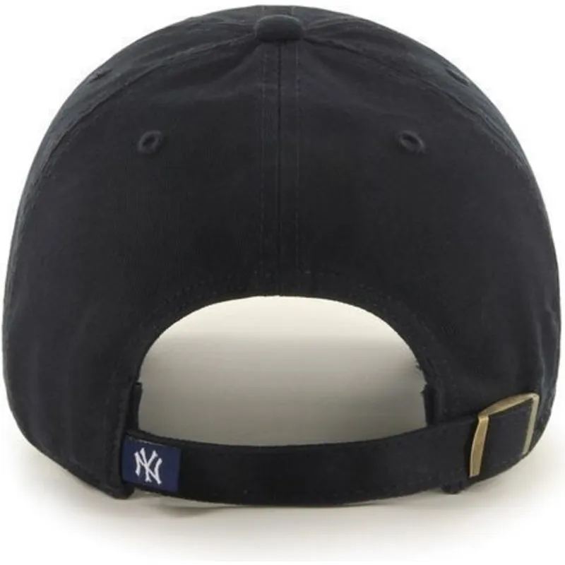 buet-sort-kasket-fra-new-york-yankees-mlb-clean-up-fra-47-brand