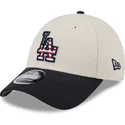 los-angeles-dodgers-mlb-new-era-9forty-stretch-snap-4th-of-july-beige-og-marinebla-snapback-kasket