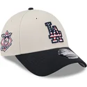los-angeles-dodgers-mlb-new-era-9forty-stretch-snap-4th-of-july-beige-og-marinebla-snapback-kasket