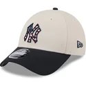 kasketter-buet-beige-snapback-9forty-stretch-snap-4th-of-july-fra-new-york-yankees-mlb-af-new-era