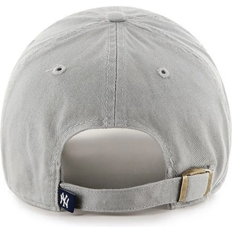 kasketter-buet-gra-justerbar-rem-fra-new-york-yankees-mlb-af-47-brand