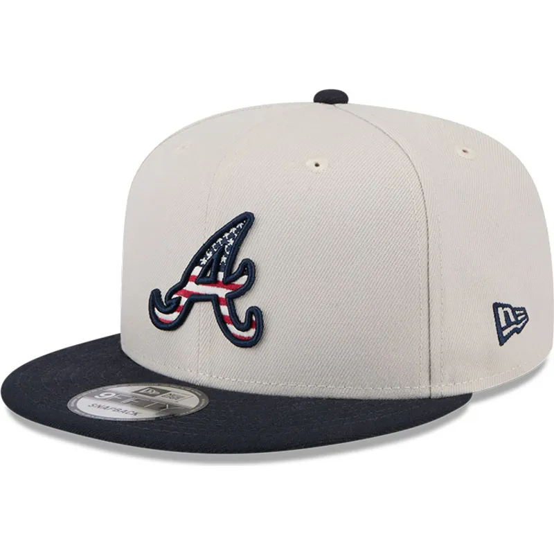 kasketter-flad-beige-snapback-9fifty-4th-of-july-fra-atlanta-braves-mlb-af-new-era kasketter-flad-beige-snapback-9fifty-4th-of-july-fra-atlanta-braves-mlb-af-new-era