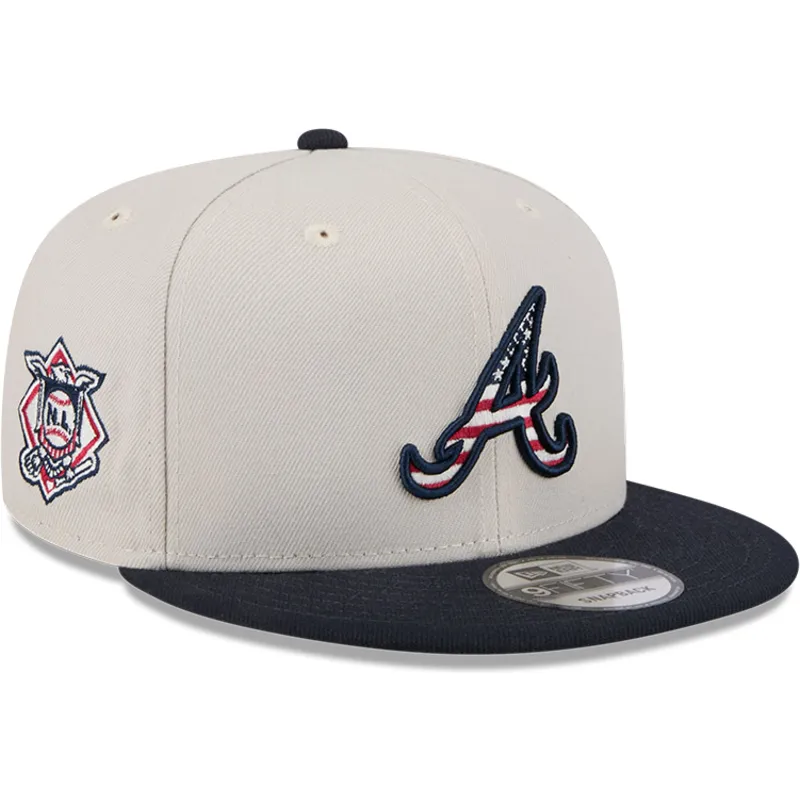 kasketter-flad-beige-snapback-9fifty-4th-of-july-fra-atlanta-braves-mlb-af-new-era kasketter-flad-beige-snapback-9fifty-4th-of-july-fra-atlanta-braves-mlb-af-new-era
