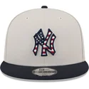 new-era-new-york-yankees-mlb-4th-of-july-9fifty-beige-og-marinebla-snapback-flad-kasket