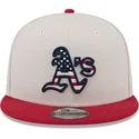 oakland-athletics-mlb-new-era-beige-og-rod-flad-snapback-9fifty-4th-of-july-kasket