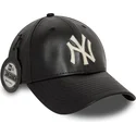 new-era-new-york-yankees-mlb-9forty-justerbar-sort-buet-skygge-laederkasket