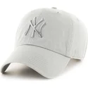 kasketter-buet-gra-justerbar-rem-claro-fra-new-york-yankees-mlb-af-47-brand