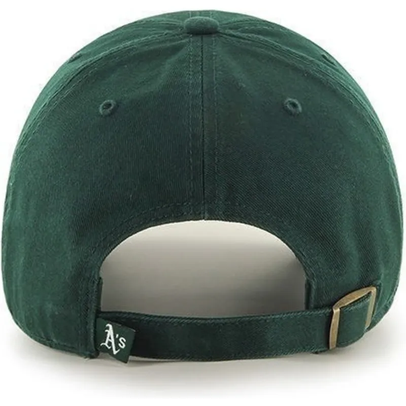 kasketter-buet-gron-justerbar-rem-fra-oakland-athletics-mlb-af-47-brand