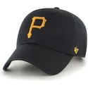 sort-pittsburgh-pirates-mlb-clean-up-kasket-med-buet-skygge-fra-47-brand