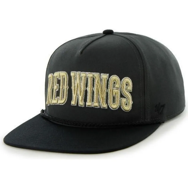 kasketter-flad-sort-snapback-fra-detroit-red-wings-nhl-af-47-brand