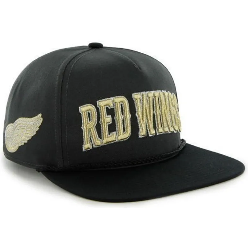 kasketter-flad-sort-snapback-fra-detroit-red-wings-nhl-af-47-brand