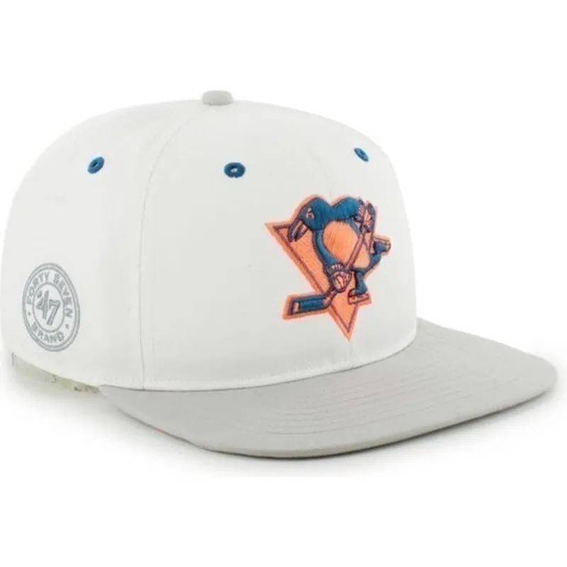 kasketter-flad-hvid-snapback-fra-nhl-af-47-brand
