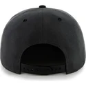 sort-snapback-kasket-med-flad-skygge-og-minnesota-wild-nhl-bogstavlogo-fra-47-brand