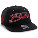 sort-snapback-kasket-med-flad-skygge-og-buffalo-sabres-nhl-logo-fra-47-brand