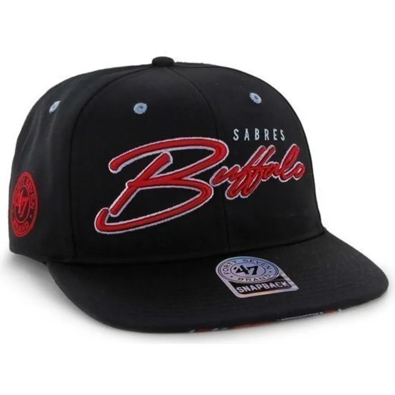kasketter-flad-sort-snapback-de-letras-fra-buffalo-sabres-nhl-af-47-brand kasketter-flad-sort-snapback-de-letras-fra-buffalo-sabres-nhl-af-47-brand