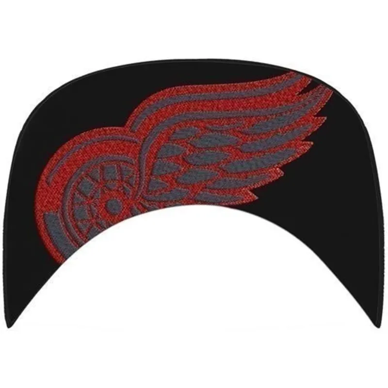 kasketter-flad-sort-snapback-de-letras-fra-detroit-red-wings-nhl-af-47-brand