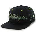sort-snapback-kasket-med-flad-skygge-og-philadelphia-flyers-nhl-logo-fra-47-brand