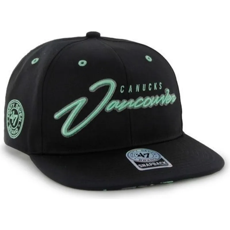 kasketter-flad-sort-snapback-de-letras-fra-vancouver-canucks-nhl-af-47-brand