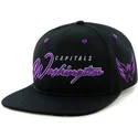 sort-snapback-kasket-med-flad-skygge-og-washington-capitals-nhl-bogstavlogo-fra-47-brand