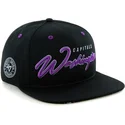 sort-snapback-kasket-med-flad-skygge-og-washington-capitals-nhl-bogstavlogo-fra-47-brand