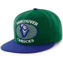 gron-og-bla-snapback-fladskygget-kasket-fra-vancouver-canucks-nhl-fra-47-brand