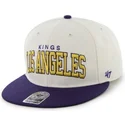 kasketter-flad-hvid-snapback-fra-los-angeles-kings-nhl-af-47-brand