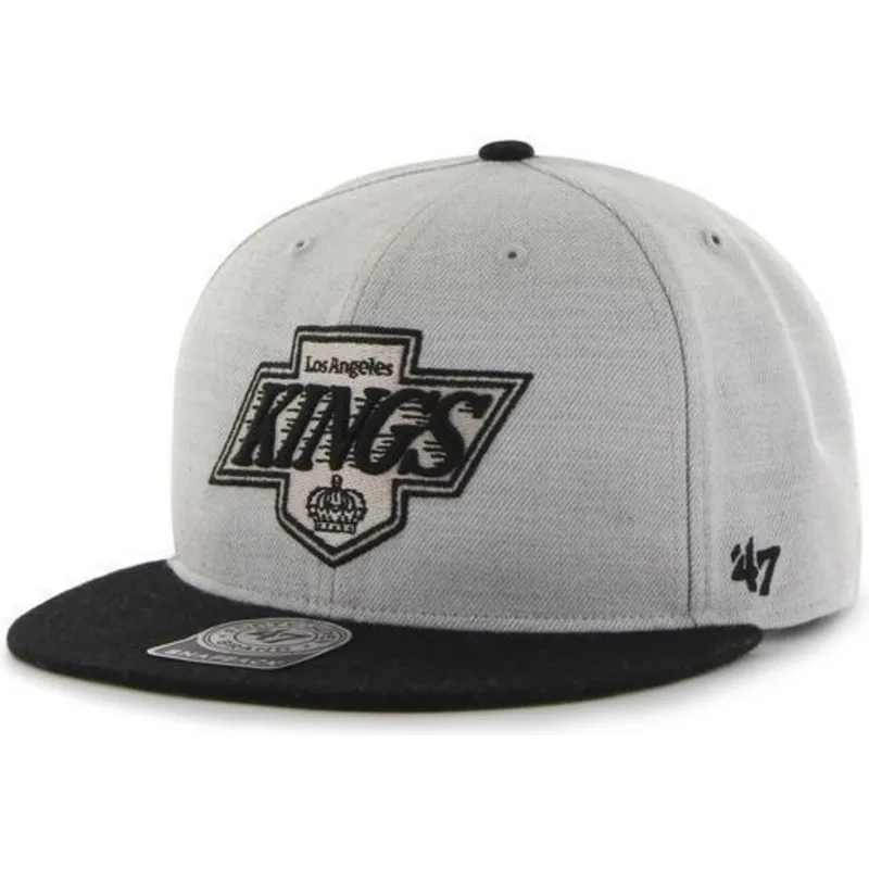 kasketter-flad-gra-snapback-fra-los-angeles-kings-nhl-af-47-brand
