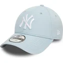 justerbar-lysebla-buet-kasket-9forty-league-essential-new-york-yankees-mlb-fra-new-era