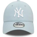 justerbar-lysebla-buet-kasket-9forty-league-essential-new-york-yankees-mlb-fra-new-era