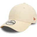 kasketter-buet-beige-justerbar-rem-9forty-af-new-era