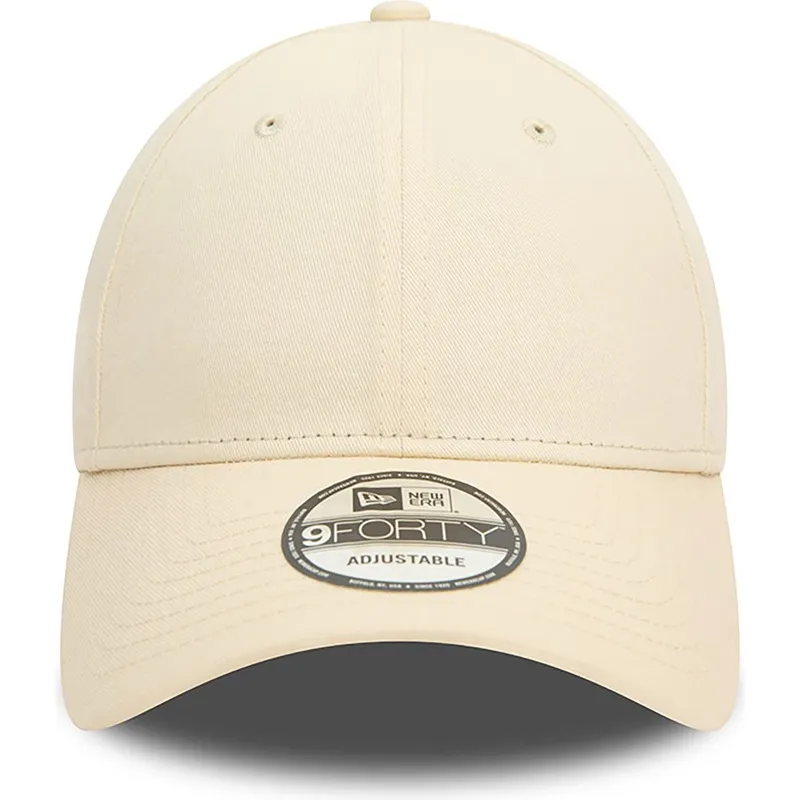 kasketter-buet-beige-justerbar-rem-9forty-af-new-era