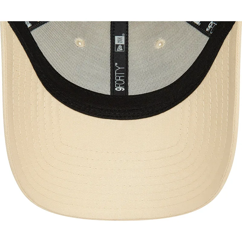 kasketter-buet-beige-justerbar-rem-9forty-af-new-era