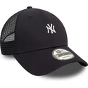 sort-justerbar-9forty-mini-homefield-trucker-kasket-fra-new-york-yankees-mlb-af-new-era