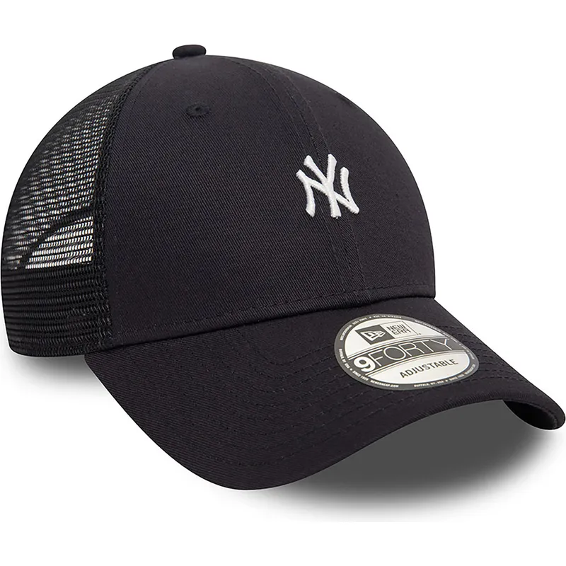 sort-justerbar-9forty-mini-homefield-trucker-kasket-fra-new-york-yankees-mlb-af-new-era