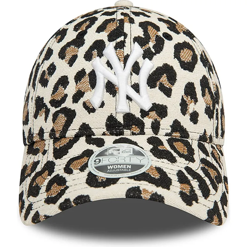 kasketter-buet-leopard-justerbar-rem-9forty-fra-new-york-yankees-mlb-af-new-era