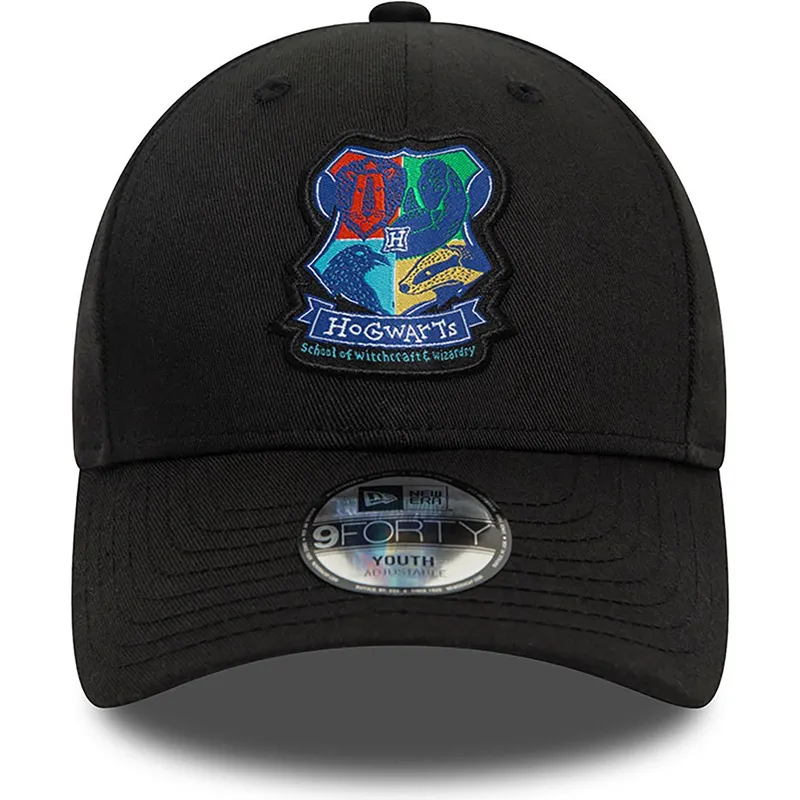 sort-buet-snapback-kasket-til-born-9forty-hogwarts-harry-potter-fra-new-era