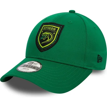 New Era Buet Skygge Ungdom 9FORTY Harry Potter Slytherin Grøn Snapback Kasket