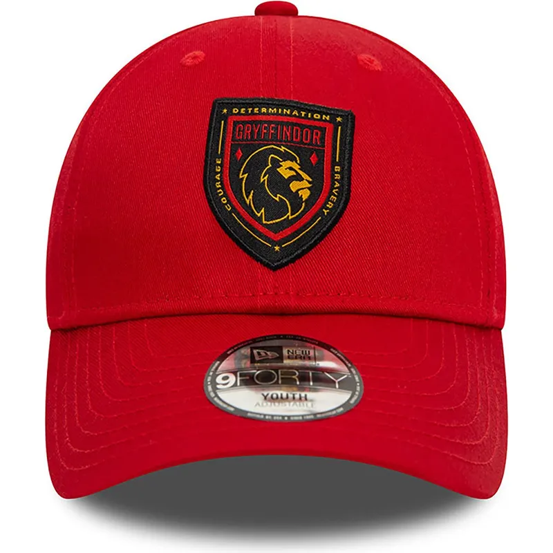 rod-curved-snapback-kasket-til-dreng-fra-gryffindor-harry-potter-fra-new-era