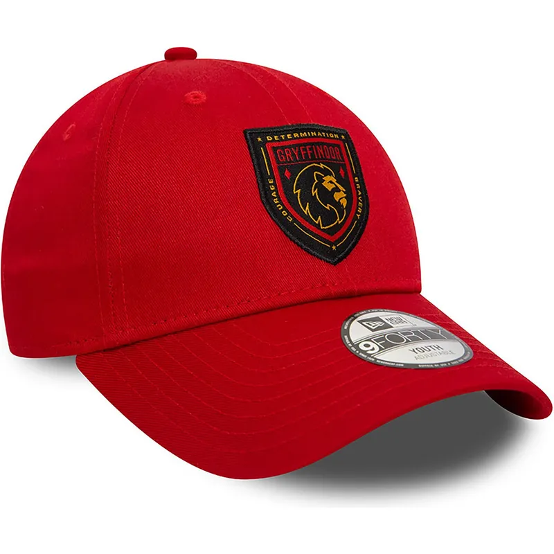 rod-curved-snapback-kasket-til-dreng-fra-gryffindor-harry-potter-fra-new-era