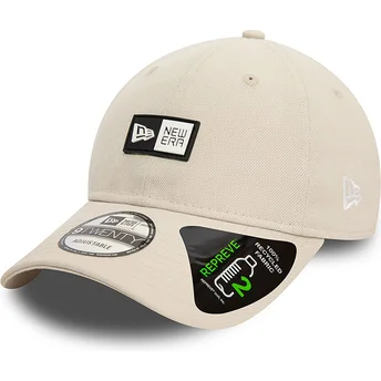 New Era Buet Skygge 9TWENTY REPREVE Beige Justerbar Kasket