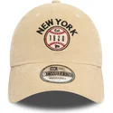 kasketter-buet-beige-justerbar-rem-the-empire-state-9twenty-cord-fra-new-york-ciudades-y-playas-af-new-era